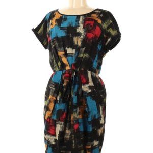 Cynthia Steffe Black Abstract Dress Size 10